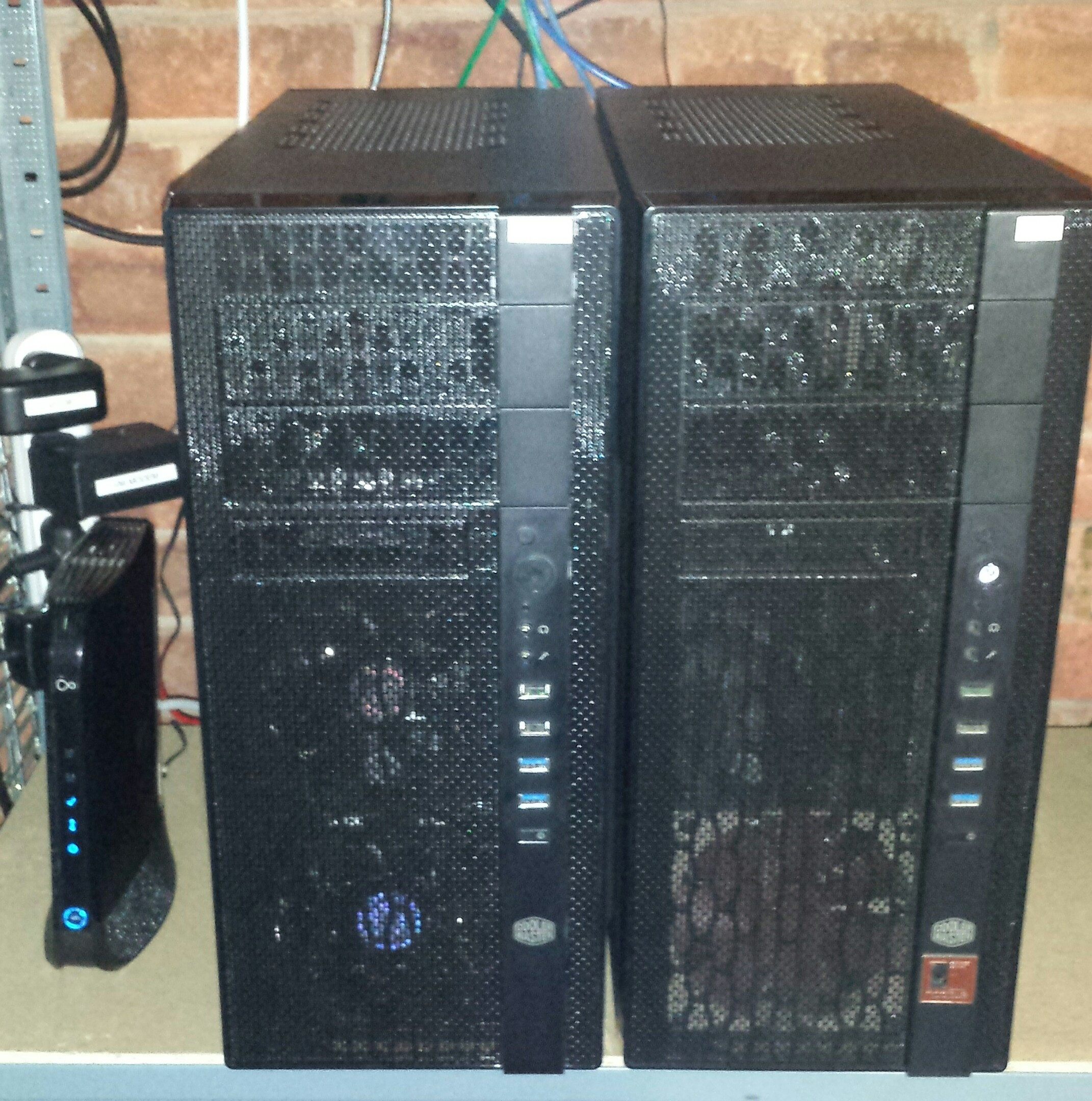 The first two home servers I built